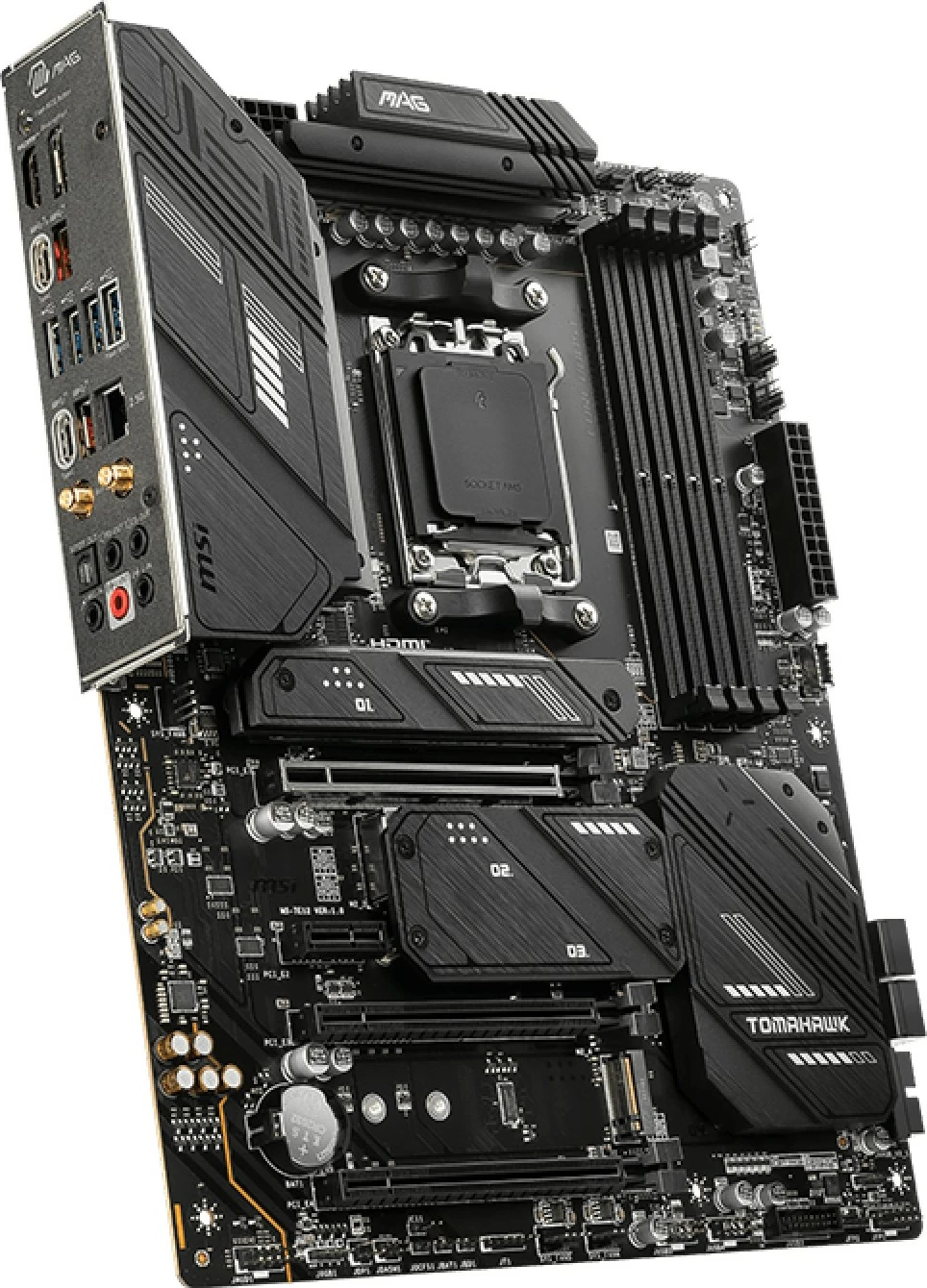 Matična plošča MSI MAG X670E TOMAHAWK WIFI, AMD, Socket AM5, DDR5-SDRAM, 128 GB