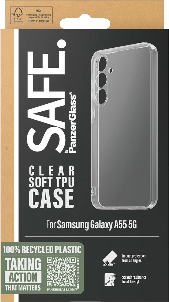 Prozoren ovitek PanzerGlass za Samsung A55 5G