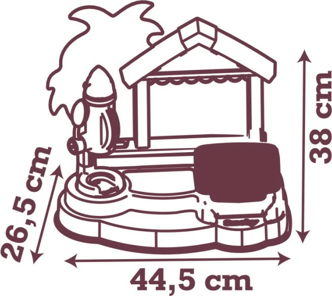 Igralni set plažni bar Lilo & Stitch, Smoby Stitch Beach Bar, 12 dodatkov, večbarven