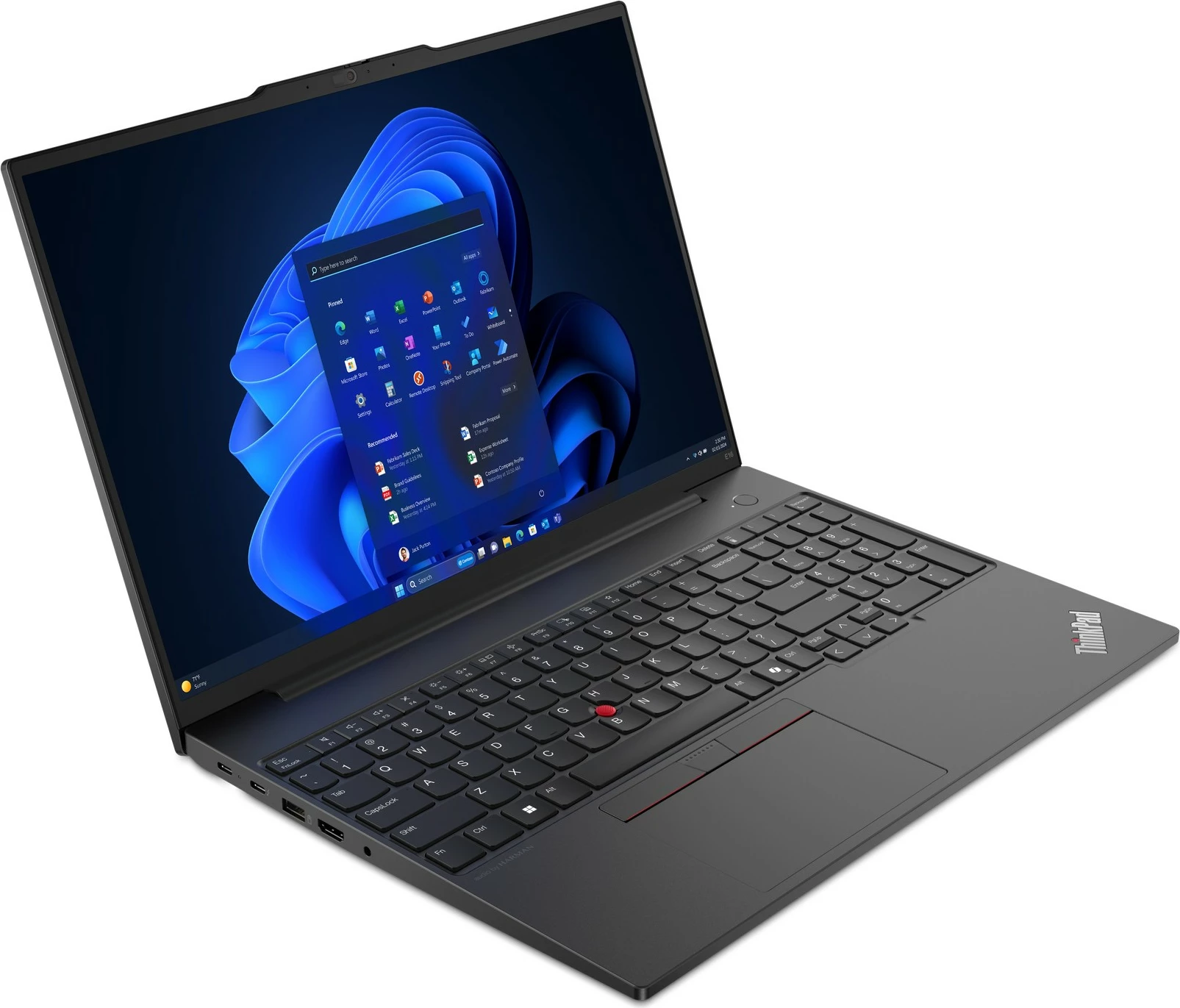 Prenosnik Lenovo ThinkPad E16, Intel Core Ultra 5, 16 GB RAM, 512 GB SSD, Windows 11 Pro, črn