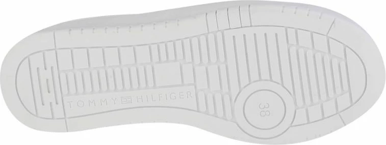 Nizke atletske superge z vezalkami, Tommy Hilfiger, bele