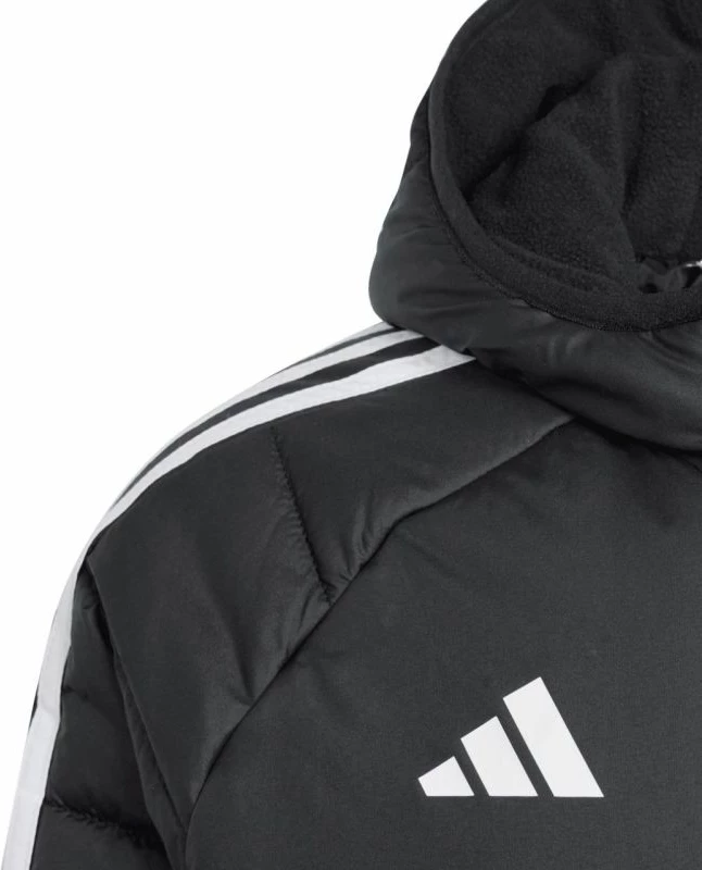 Otroška jakna za nogomet in vsakdanjo uporabo, adidas, črna
