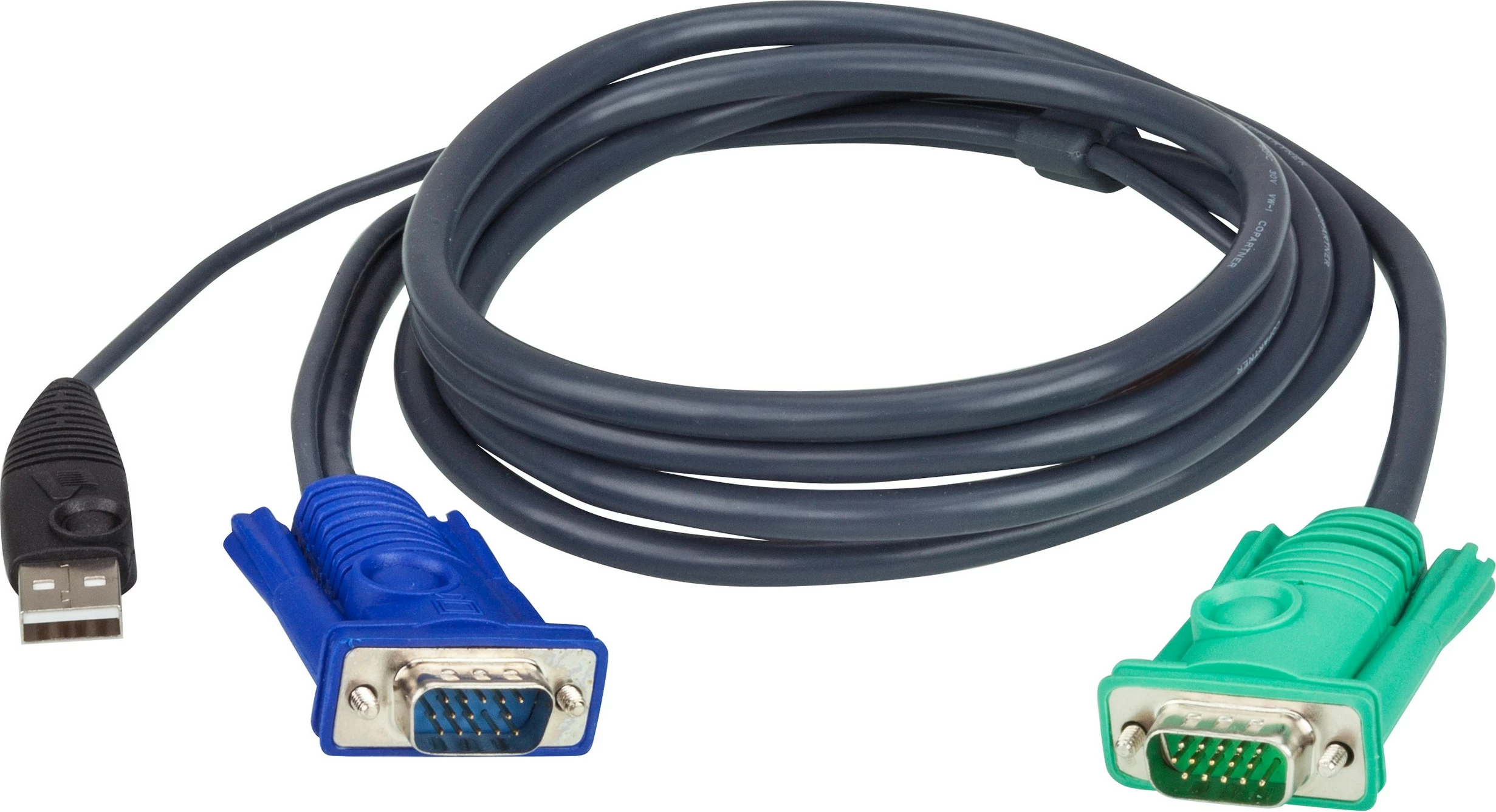 Kabel KVM, ATEN 2L-5205U, VGA/USB, 5 m, črn