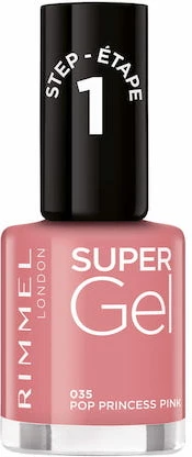 Lak za nohte Super Gel 035 Pop Princess Pink, Rimmel, 12 ml, za ženske