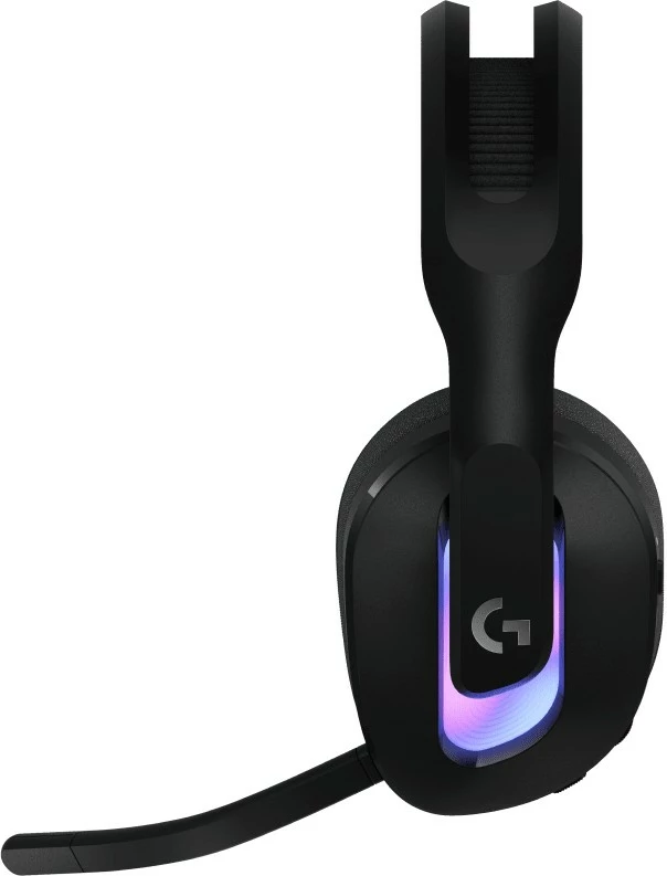 Gaming slušalke VOSS CDM, Logitech, brezžične, Bluetooth 5.3, 1500 mAh, črne, z osvetlitvijo