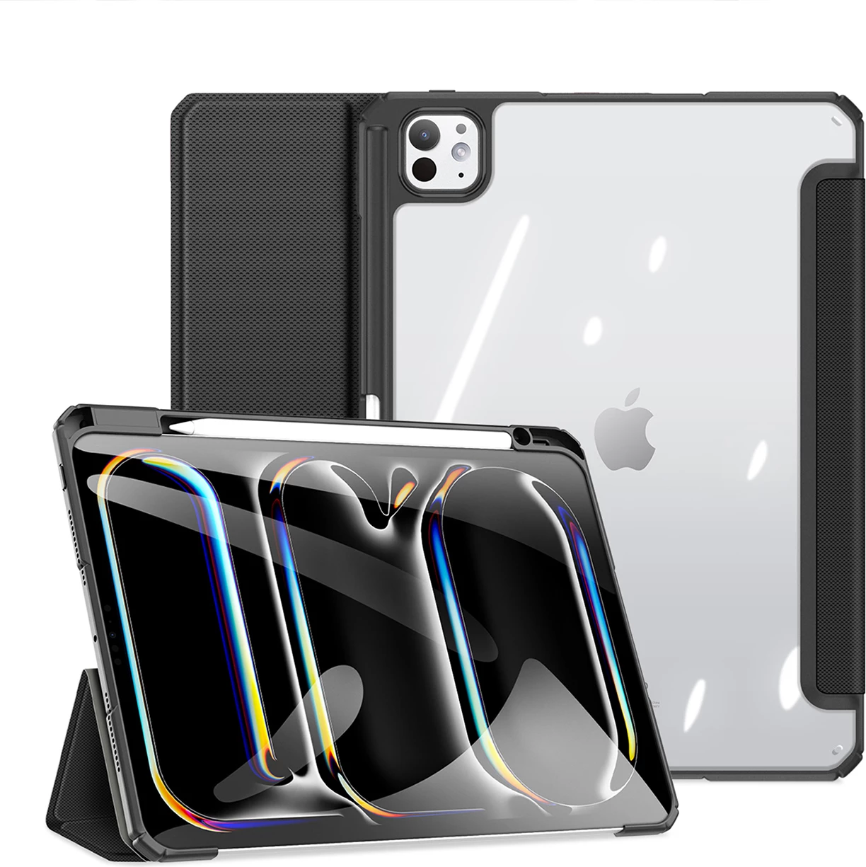 Ovitek za iPad Pro 11\" (2024), s stojalom, Dux Ducis Toby, črn