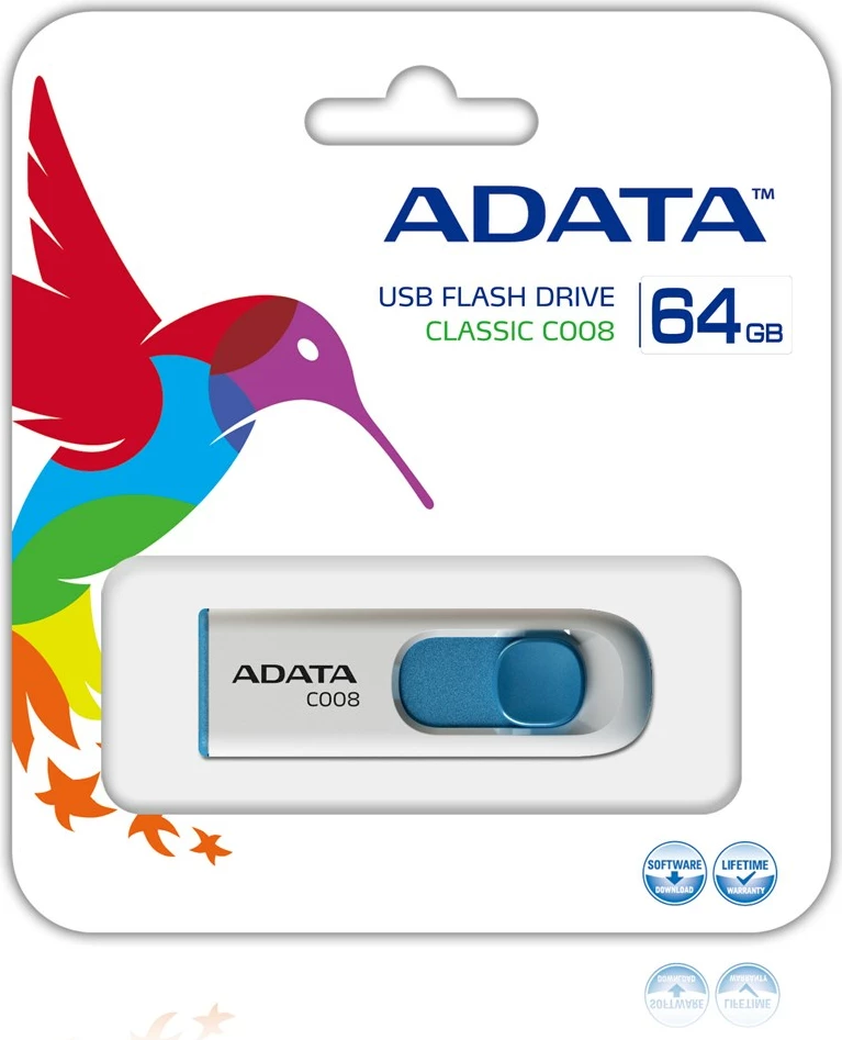 USB ključ Adata C008, 64 GB
