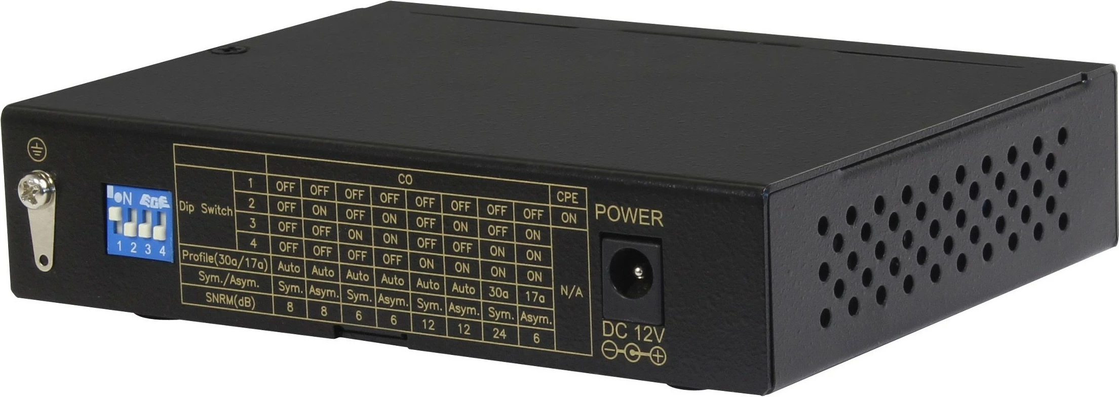 Modem VDSL2 ALLNET ALL-MC116VDSL2, 2x RJ45, SFP, 160 Mbit/s, črn