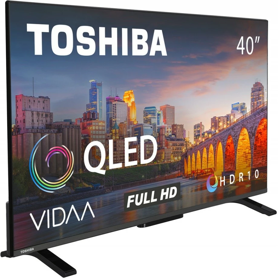 Televizor QLED 40-palčni, Full HD, Smart TV, črn Toshiba 40QV2F63DG