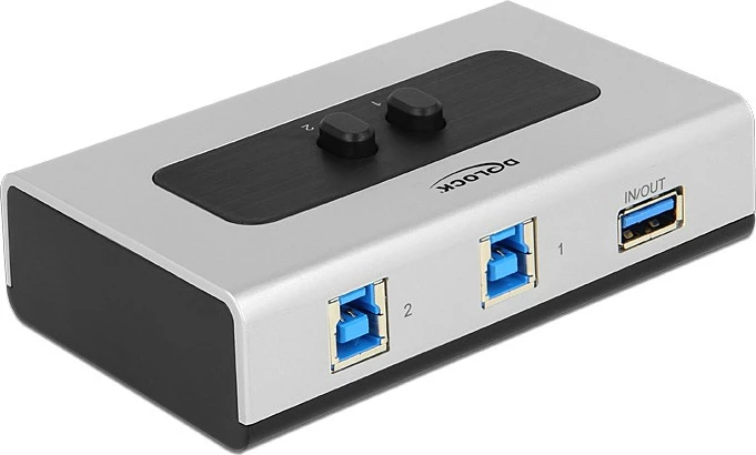 Preklopnik USB DeLOCK 87667, 3 vrata USB 3.0, plastika