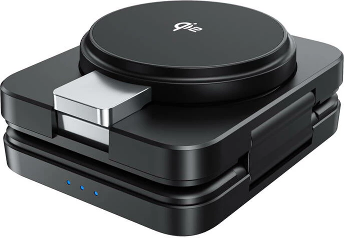 3-v-1 magnetni zložljivi polnilec Qi2 T636-F Choetech, 15 W, črn