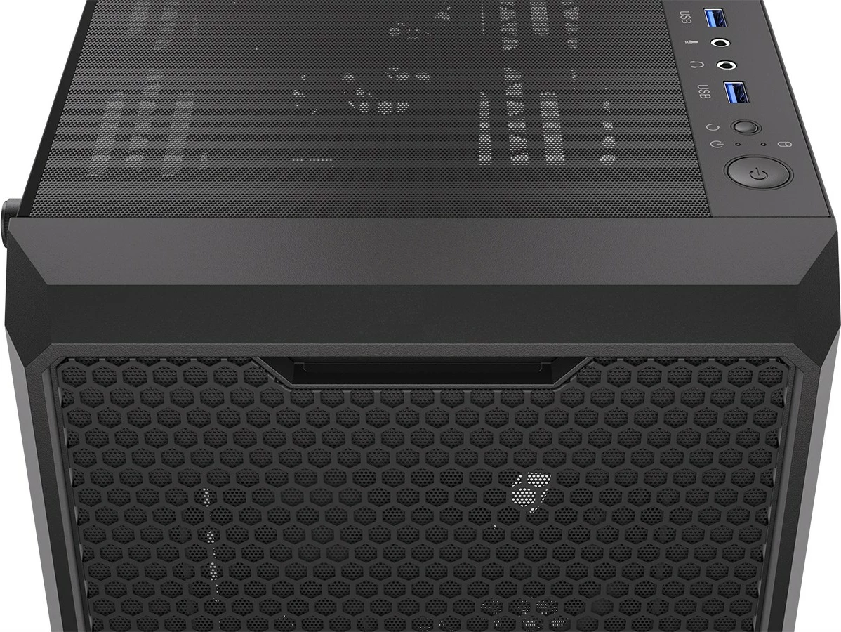 Računalniško ohišje Regnum 400 Air, Endorfy, Midi Tower, kaljeno steklo, črno