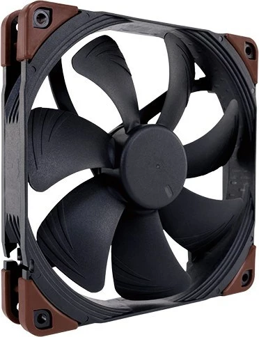 Visoko zmogljiv ventilator za ohišje Noctua NF-A14 industrialPPC-2000, 14 cm, črn, rjav