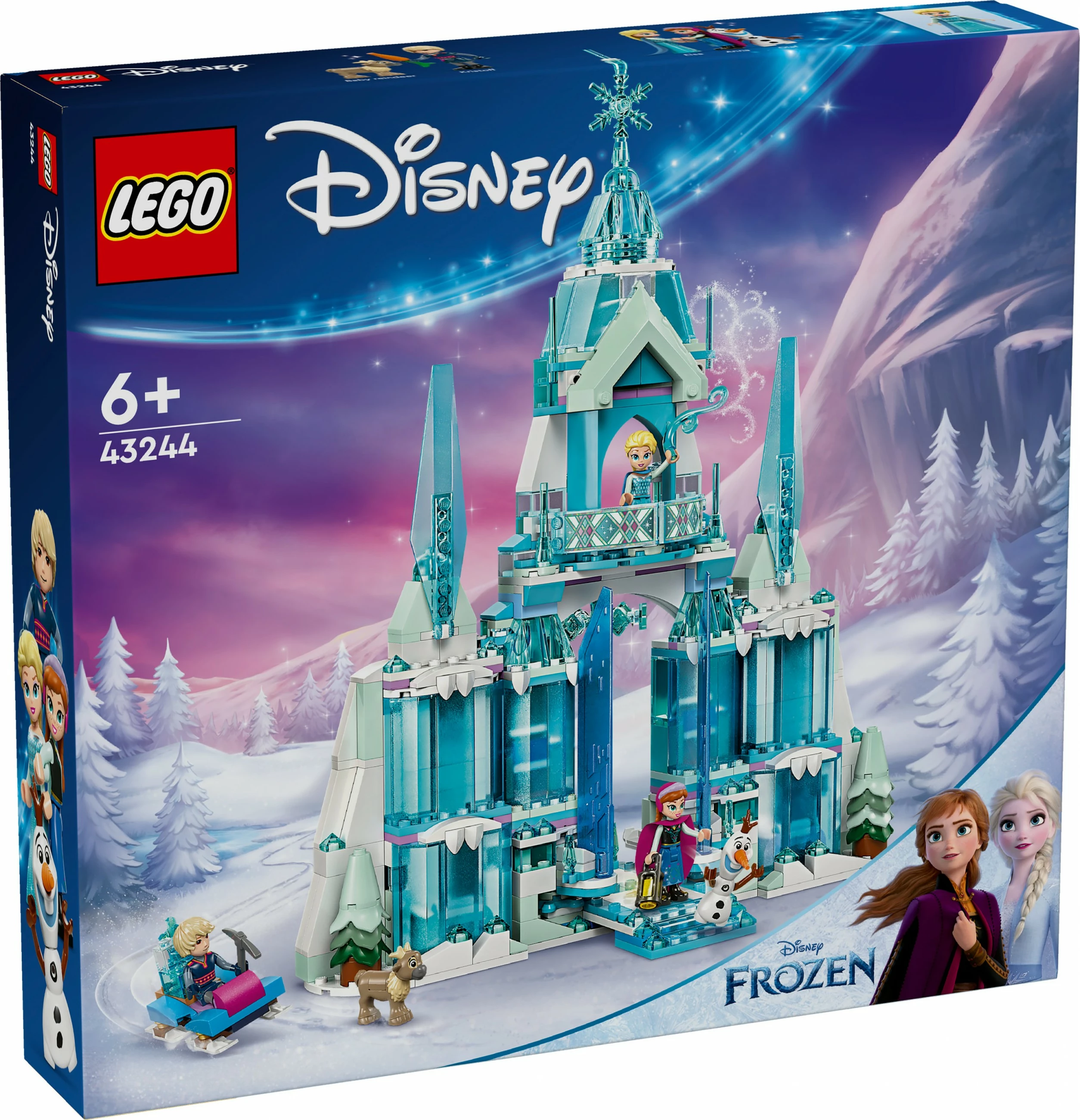 Gradbeni komplet, Elsin zimski grad (Frozen) Disney Princess 43244, večbarven