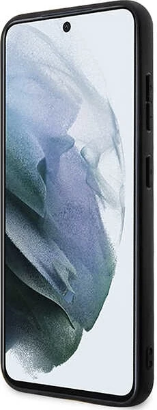 Zaščitni ovitek z vročim žigosanjem Ferrari Hot Stamp Lines za Samsung Galaxy S23+, črn