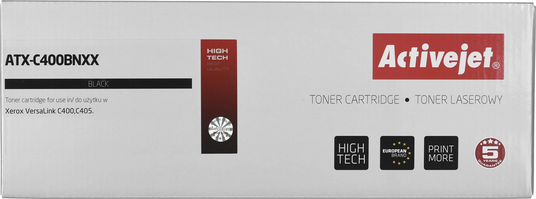 Toner za tiskalnik, Activejet ATX-C400BNXX, lasersko tiskanje, črn