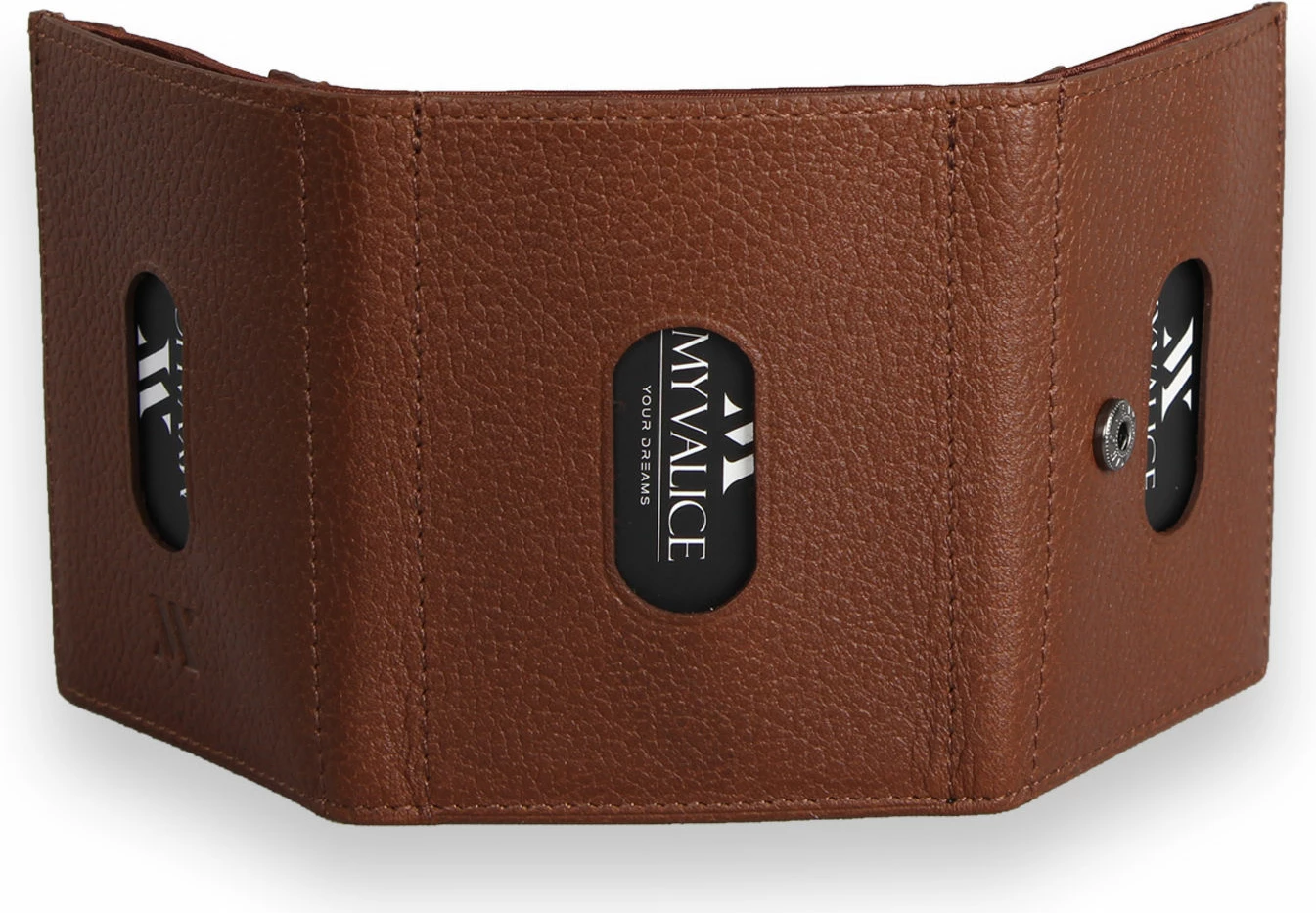 Denarnica iz pravega usnja, tan Zoozie Bags, 4496