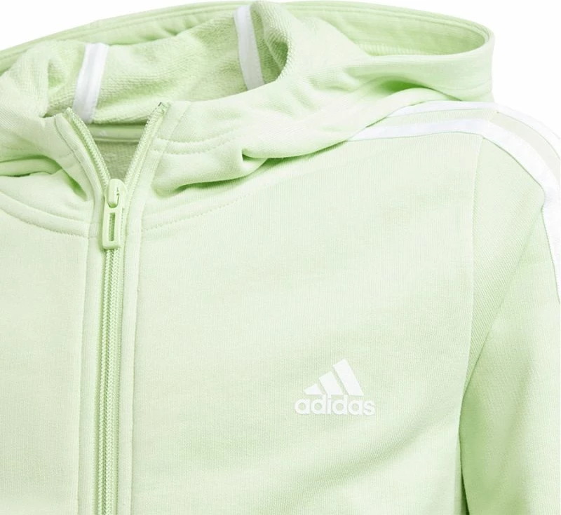 Duks s kapuco za punce adidas, zelen