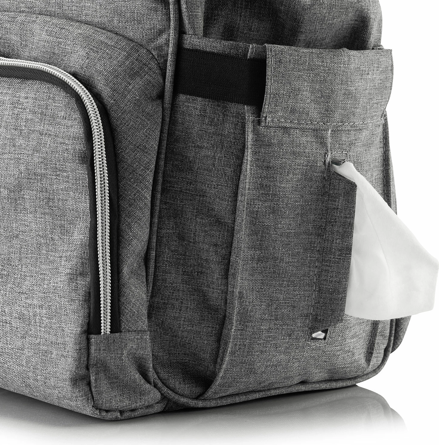 Torba za plenice Evila Originals, Anne Bebek, siva