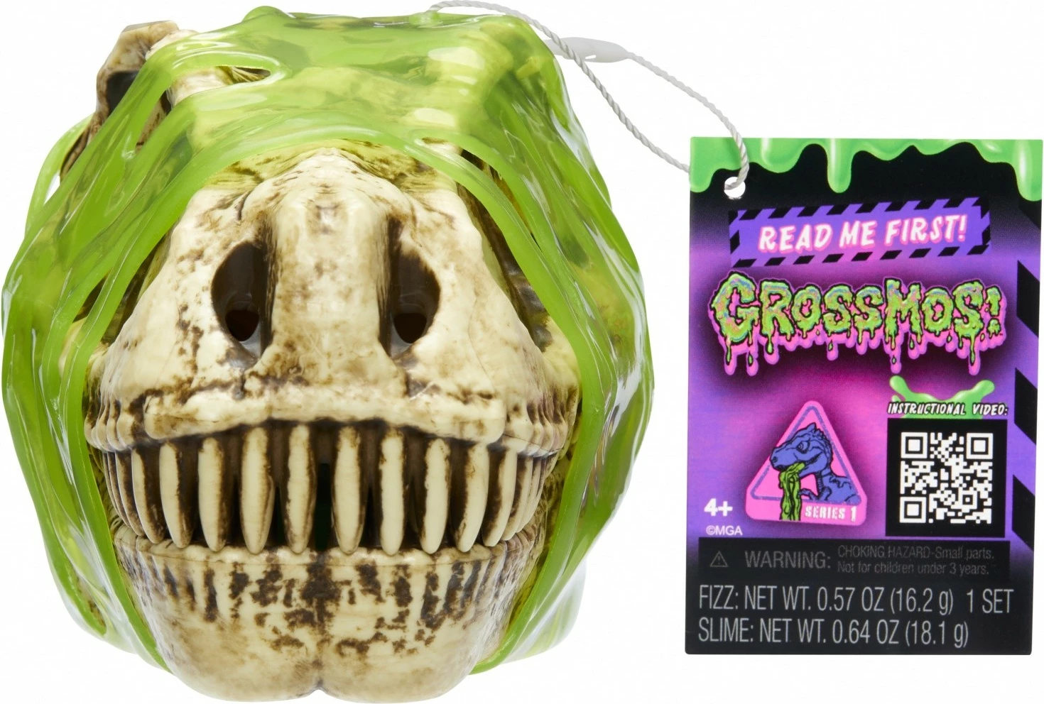 Figura akcije Blind Dino, GrossMos od MGA, 1 kos, plastika, s sluzjo, za otroke