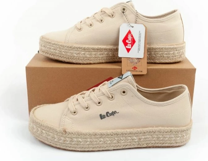 Čevlji za ženske Lee Cooper, bež