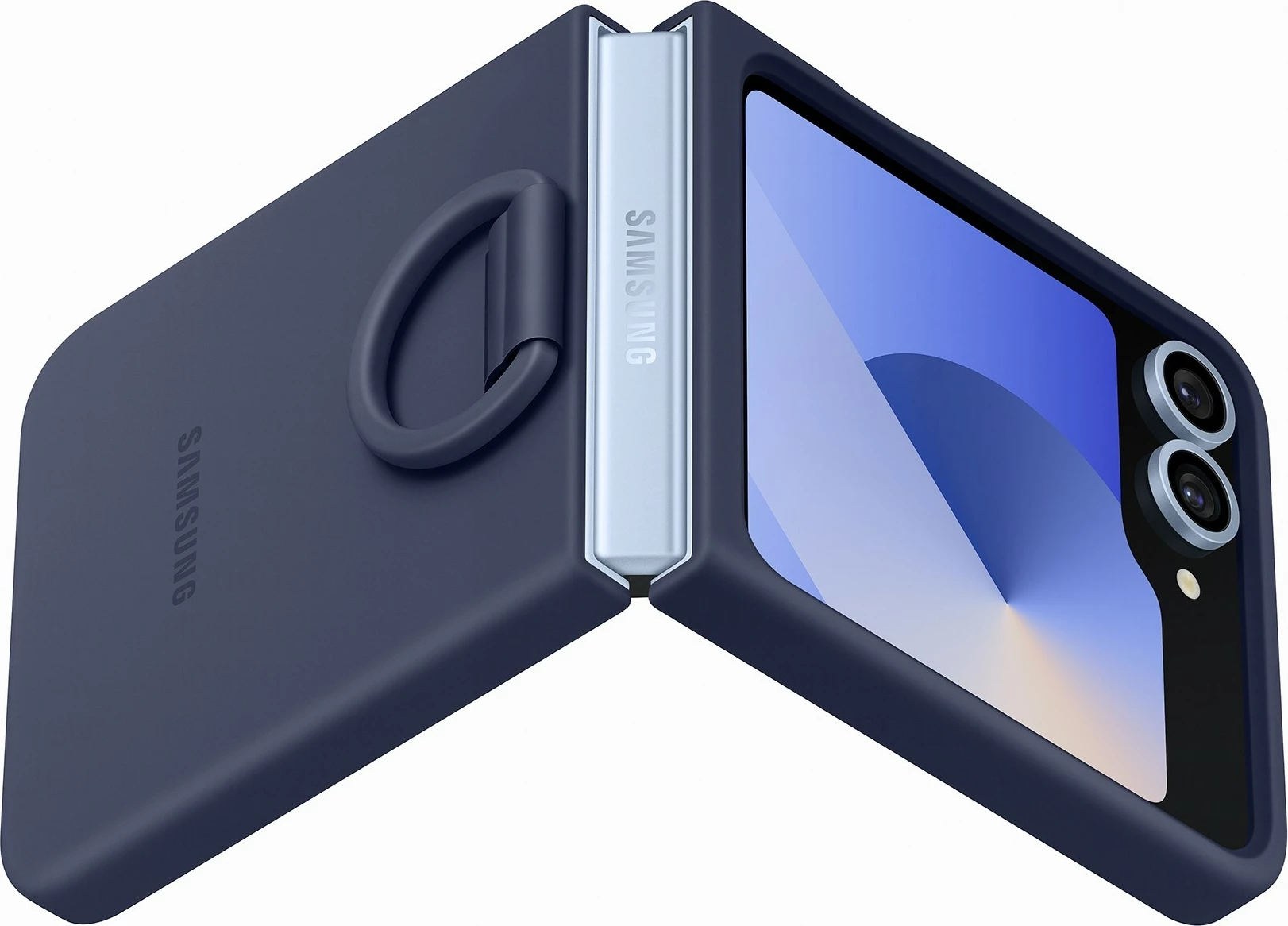 Ovitek Samsung Galaxy Z Flip6, 17 cm (6,7"), temno moder