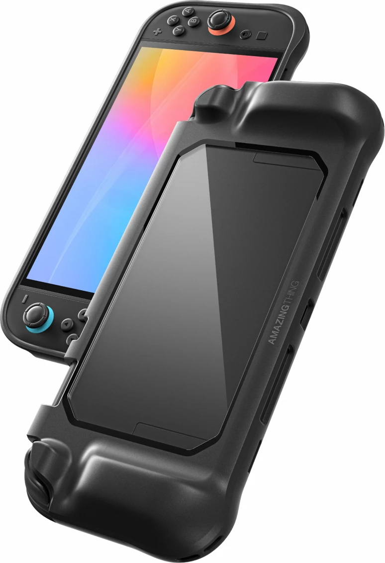 Zaščitna prevleka PlayShield Bunker za Nintendo Switch 2, AmazingThing, črna