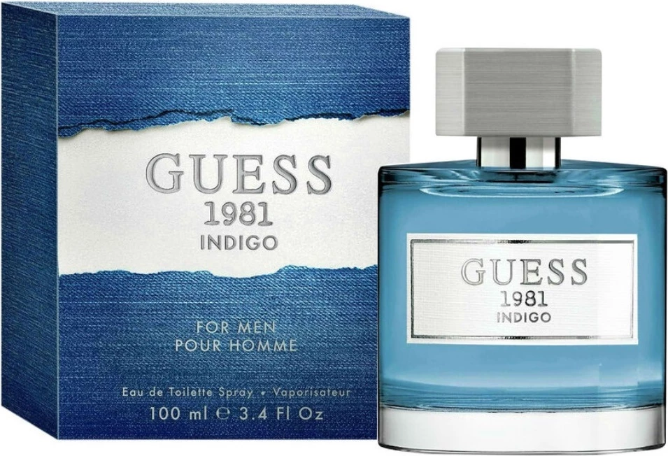 Eau de Toilette za moške Guess 1981 Indigo, 100 ml