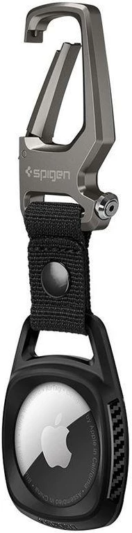 Ovitek Spigen Rugged Armor za Apple AirTag, mat črn