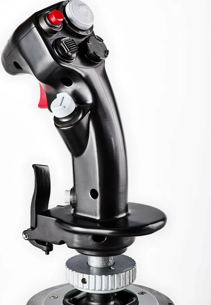 Replika ročaja za joystick F-16C Viper Thrustmaster, za PC, črno/srebrna