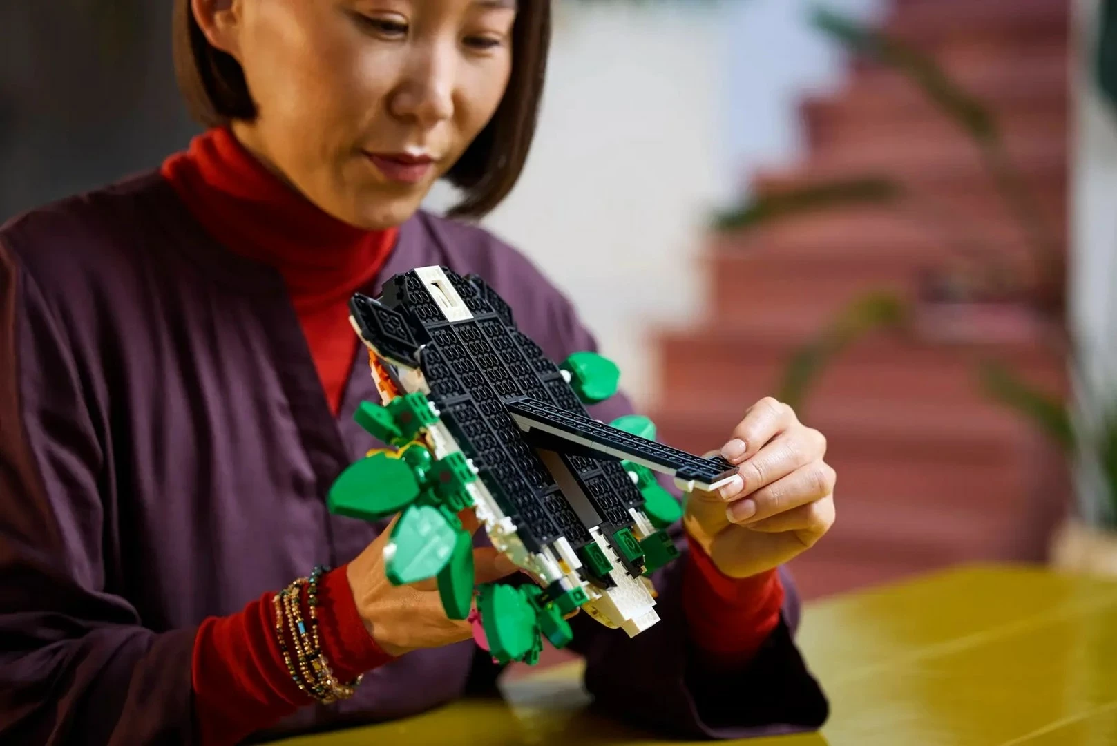 Mural/Tri-dimenzionalna umetniška sestava LEGO ART The Fauna Collection Tiger 31217 za odrasle, 744 delov