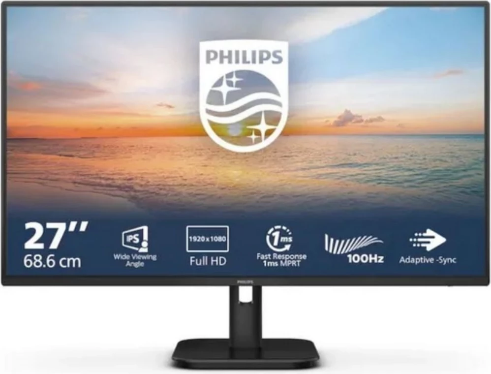 Monitor 27" Full HD IPS 100 Hz 1 ms, črn — Philips 27E1N1100A/00