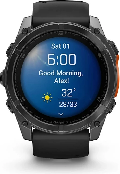 Pametna ura Garmin Fenix 8, 32GB, AMOLED, GPS, črna