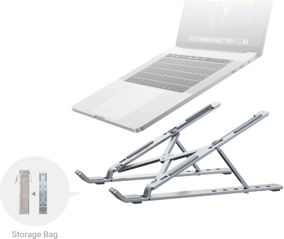 Stojalo za prenosnik UNITEK OT155SL, srebrno