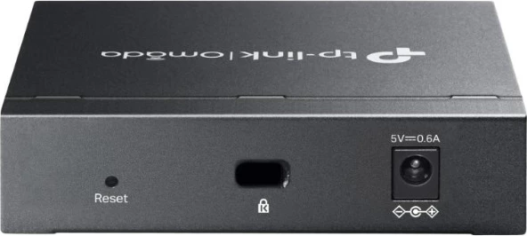 Upravljan stikalo Omada ES205G, TP-Link, 5-portno, Gigabit Ethernet, črno