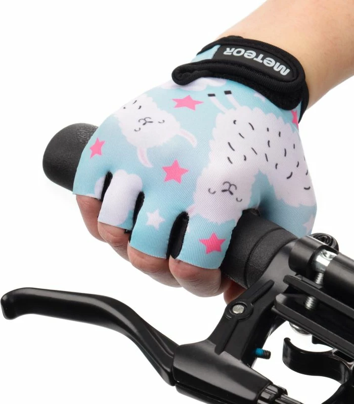 Otroške rokavice za kolesarjenje Meteor, modre