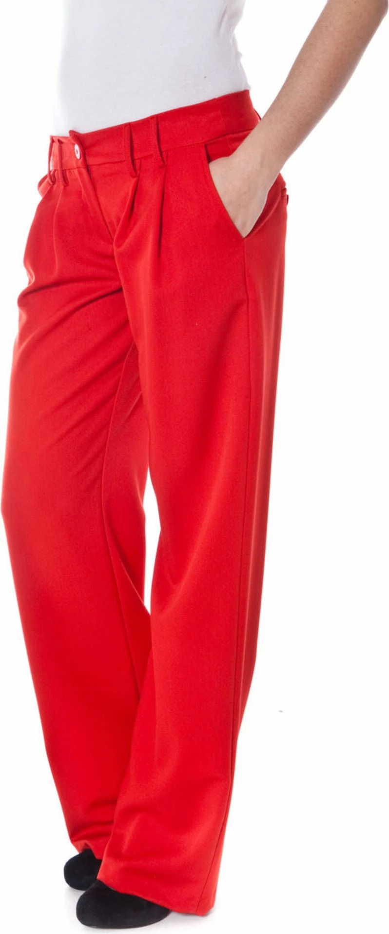 Ženske hlače, DENNY ROSE, rdeče