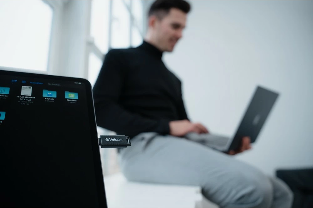USB ključek 64GB, USB Type-C, 3.2 Gen 1, črn — Verbatim Store 'n' Go