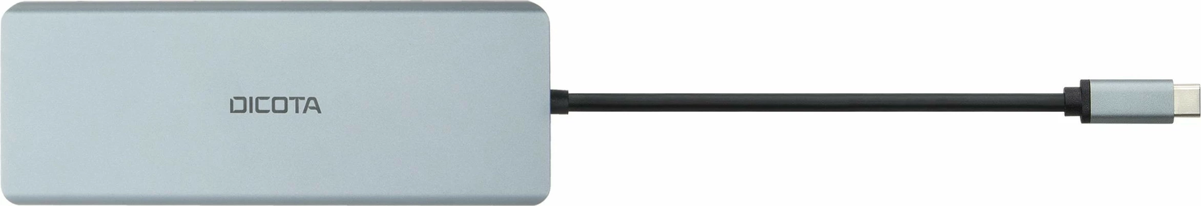 Postaja za priklop DICOTA D32065, USB 3.2 Gen 1, HDMI, DisplayPort, srebrna