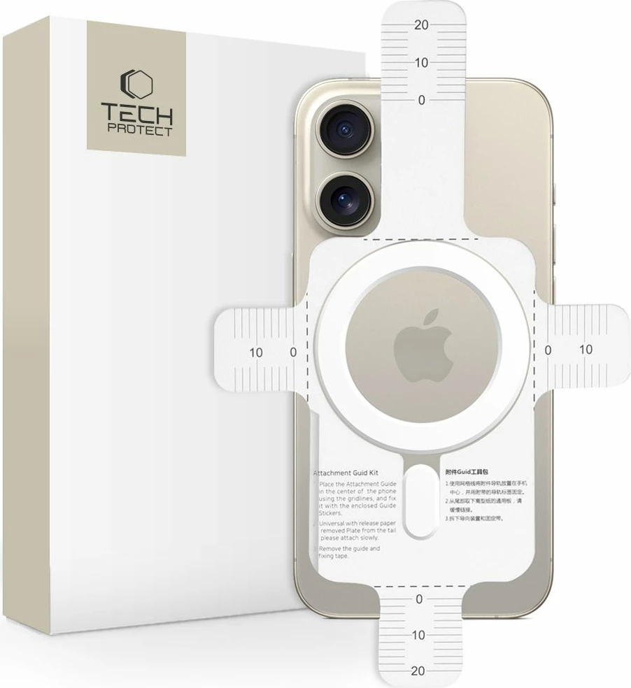Magnetna plošča MagSafe, univerzalna, bela, Tech-Protect MagMat