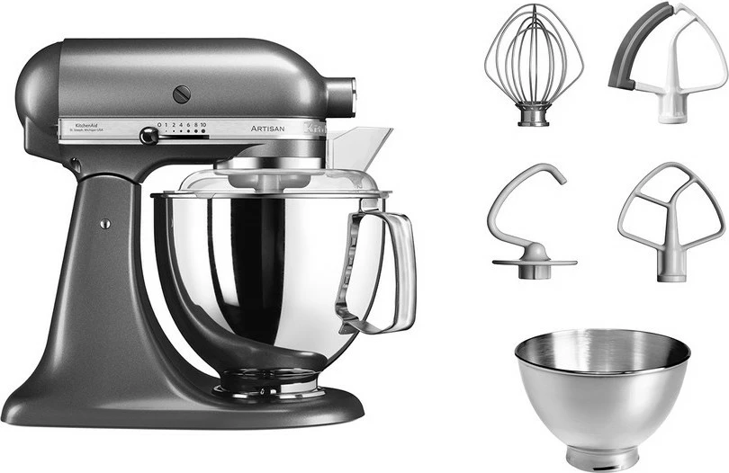 Kuhinjski mešalnik KitchenAid Artisan 5KSM175PSEAC, 300 W, srebrn
