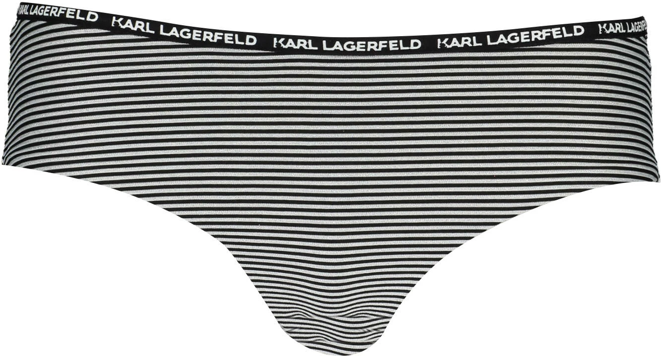 Spodnji del kopalk KARL LAGERFELD BEACHWEAR, ženski, črni