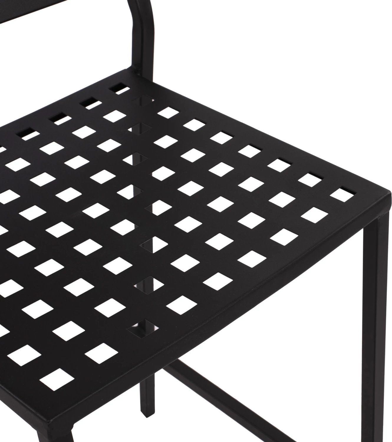 Barski stol Olympias kovinski FH5528.01 črne barve 47x58x111 cm