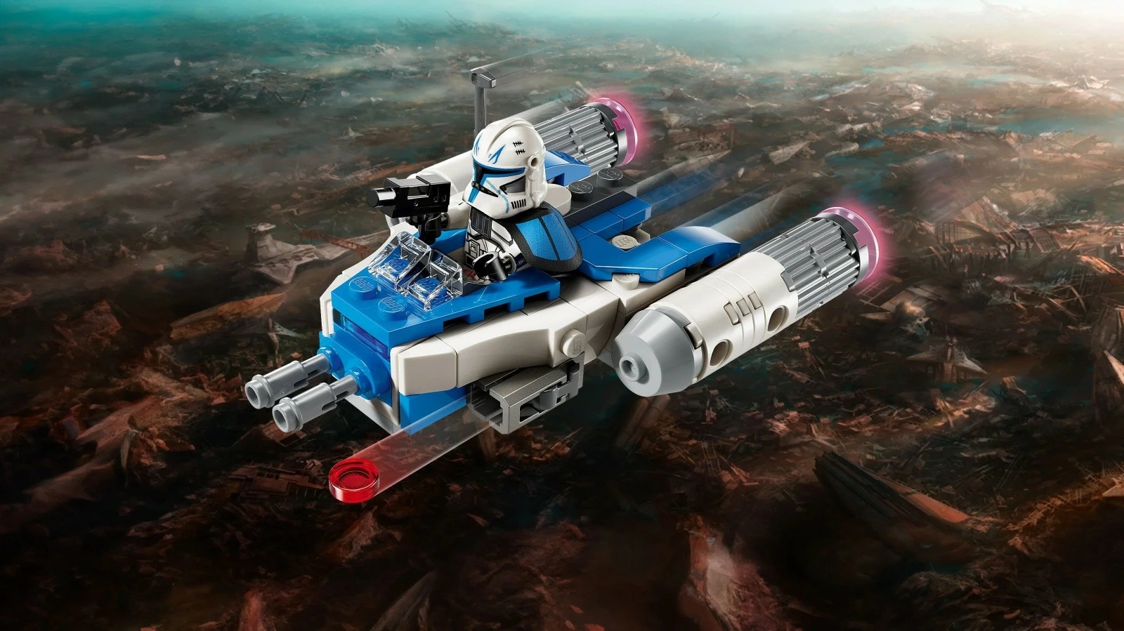 Mikrobojnik Y-Wing Captain Rex LEGO Star Wars 75391, 99 delov, plastika