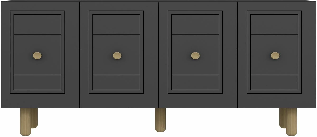 Konzola Dario Bohem, antracit - Skye Decor