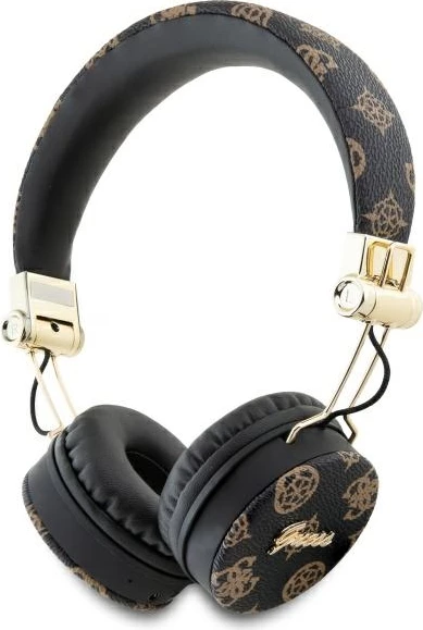 Slušalke Bluetooth on-ear Peony Script, IPX4, črne, Guess GUBH70EPOSMK