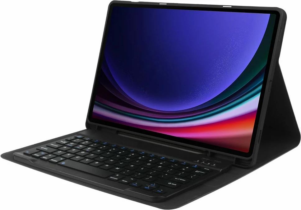 Ovitek s tipkovnico in držalom za pisalo Tech-Protect SC Pen za Samsung Galaxy Tab S9 FE 10,9" X510/X516B, črn