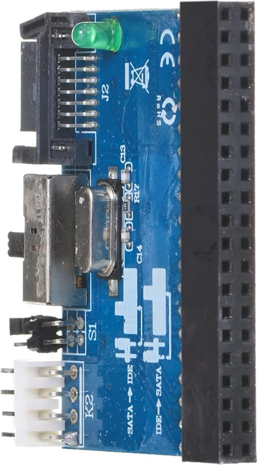 Konverter/prespajalnik kartic SATA/IDE, dvosmeren Gembird
