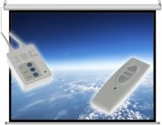 Električni projekcijski zaslon ART EL F120, 120" (244 x 183 cm), 4:3, z daljinskim upravljalnikom