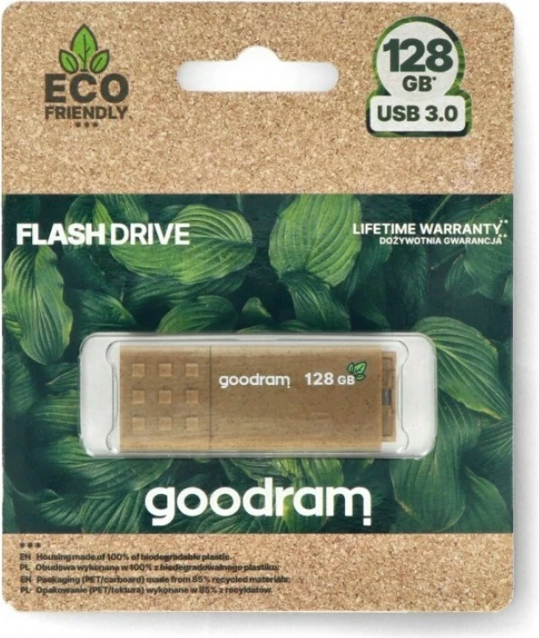 USB ključ 128 GB GoodRam UME3-1280EFR11, USB 3.0, bronast